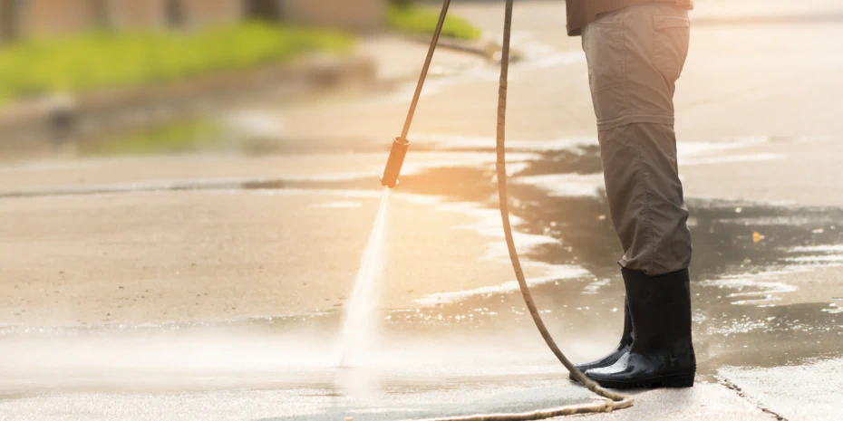 Concrete Pressure Washing b