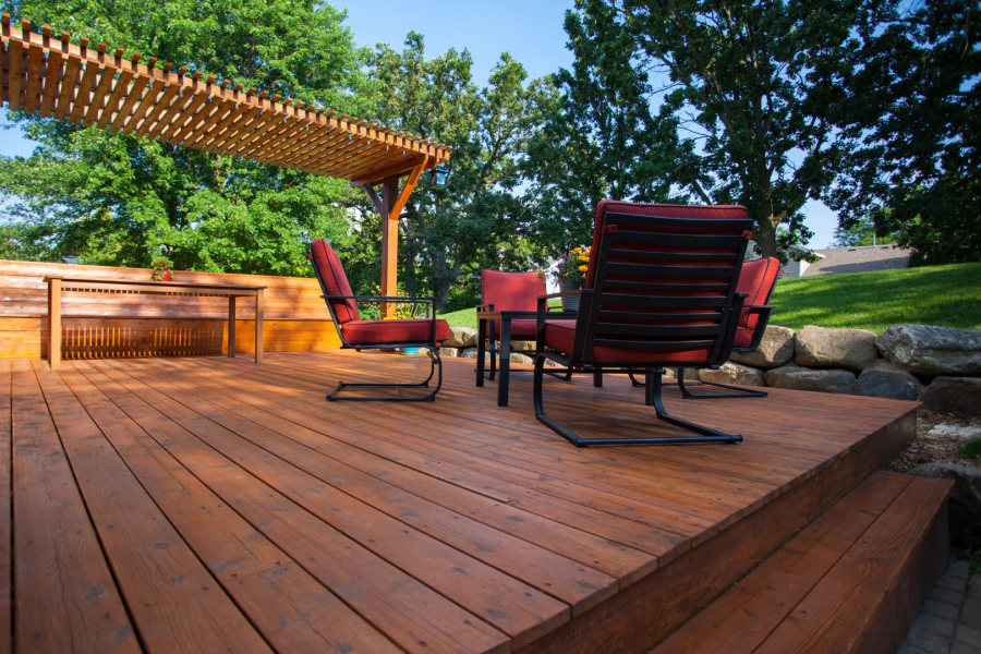 deck staining