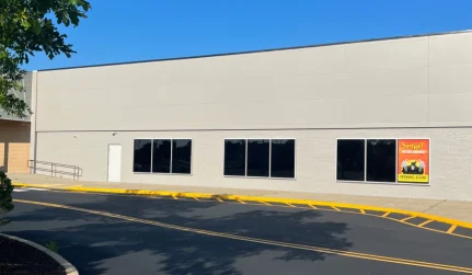 newly painted commercial building